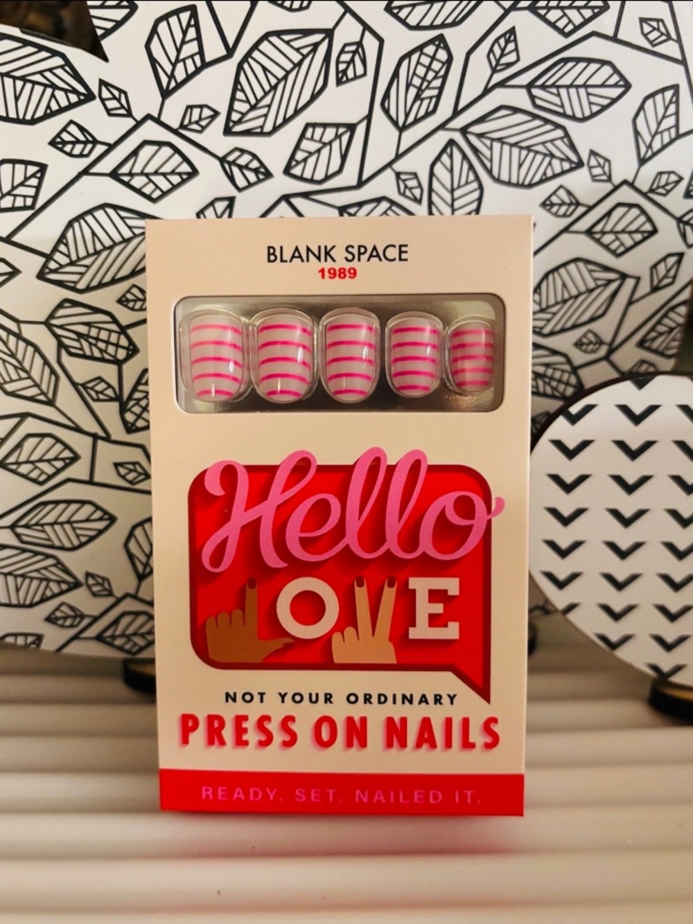 Hello Love Blank Space Press on Nails